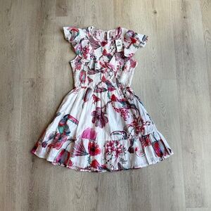 New with tags: Banjanan Dress Bird Floral